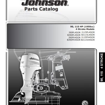2005 Johnson Evinrude 90, 115HP 4-Stroke Parts Catalog Manual