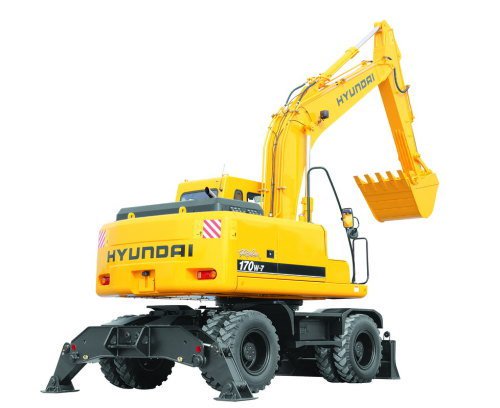 Hyundai R170W-7 Wheel Excavator Workshop Repair Service Manual