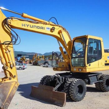 Hyundai R140W-7 Wheel Excavator Workshop Repair Service Manual